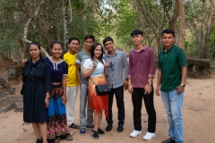 I made some new friends in Cambodia.
