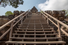 The long slow climb to Preah Vihear. April 5, 2019.